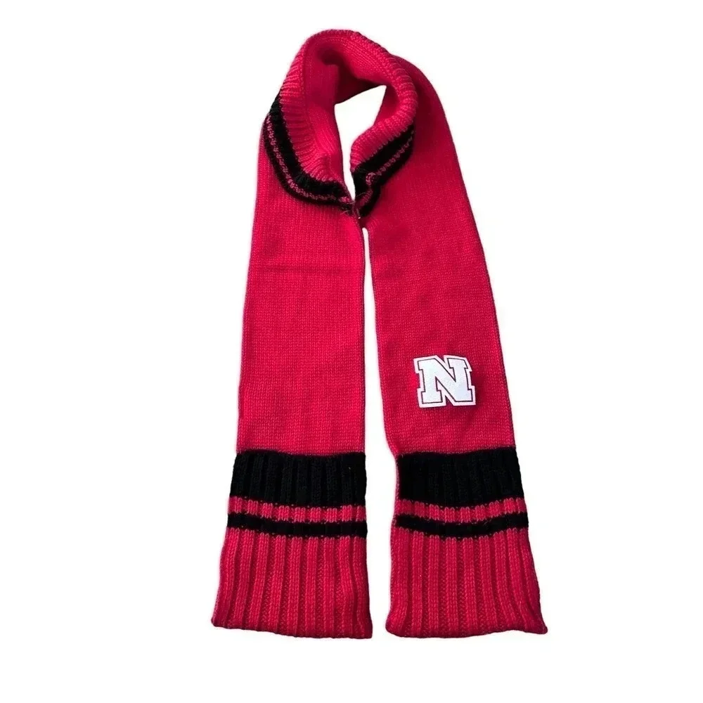 Adidas Unisex Nebraska Cornhuskers Fashion Scarf With Pocket